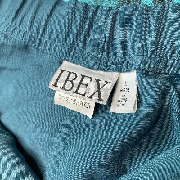 IBEX Athletic Shorts Large Green Gray Nylon Hiking - Picture 5 of 6